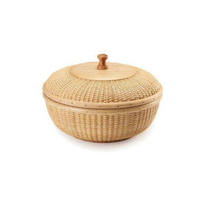 Teng Jin Nantucket Round Handicraft Basket